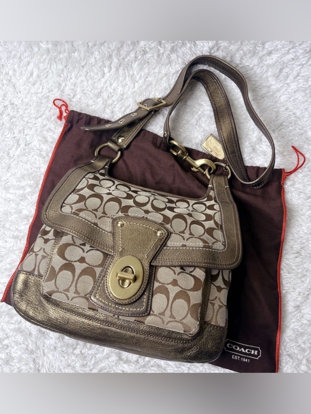 LIMITED EDITION Y2K COACH LEGACY HIPPIE BAG